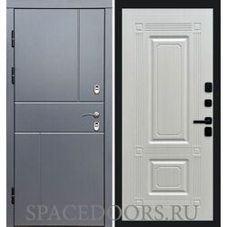 Дверь Termo-door Термо Вертикаль Grey антик Мадрид Лиственница
