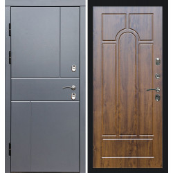 Дверь Termo-door Термо Вертикаль Grey антик Арка дуб