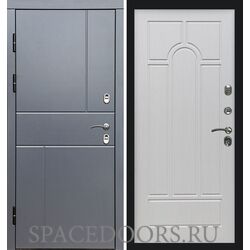 Дверь Termo-door Термо Вертикаль Grey антик Арка лиственница