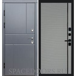 Дверь Termo-door Термо Вертикаль Grey антик Porte Grey софт