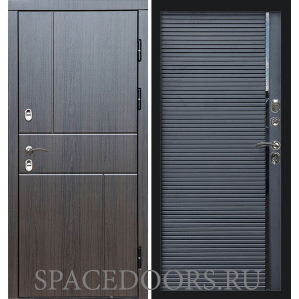 Дверь Termo-door Термо премиум винорит вертикаль венге антик Porte black