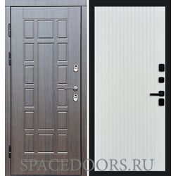 Дверь Termo-door Термо премиум Виргиния венге Flat Белый софт