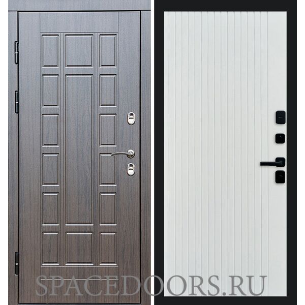 Дверь Termo-door Термо премиум Виргиния венге Flat Белый софт