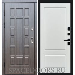 Дверь Termo-door Термо премиум Виргиния венге Марсель Белый софт