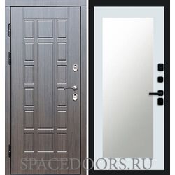 Дверь Termo-door Термо премиум Виргиния венге Триумф Белый софт с зеркалом