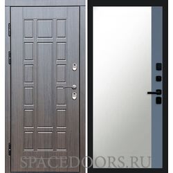 Дверь Termo-door Термо премиум Виргиния венге Зеркало фацет Grey софт