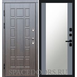 Дверь Termo-door Термо премиум Виргиния венге 27 зеркало Grey Софт