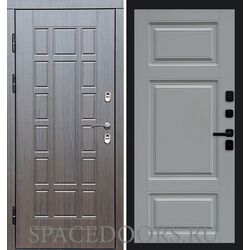 Дверь Termo-door Термо премиум Виргиния венге Лион Grey софт