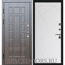 Дверь Termo-door Термо премиум Виргиния венге Лучи белый