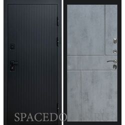 Дверь Termo-door Твист Блэк Горизонт бетон темный