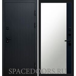 Дверь Termo-door Твист Блэк Зеркало фацет Черный кварц