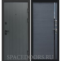 Дверь Termo-door Твист грей Porte black