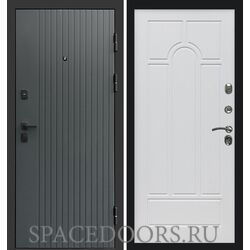 Дверь Termo-door Твист грей Арка белое дерево
