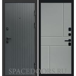 Дверь Termo-door Твист грей Горизонт Grey софт