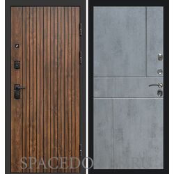 Дверь Termo-door Твист Горизонт бетон темный