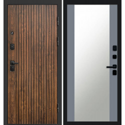 Дверь Termo-door Твист 27 зеркало Grey Софт