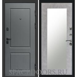 Дверь Termo-door Верона Зеркало триумф бетон светлый