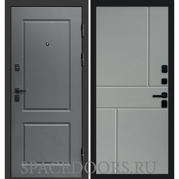 Дверь Termo-door Верона Горизонт Grey софт
