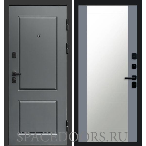 Дверь Termo-door Верона 27 зеркало Grey Софт