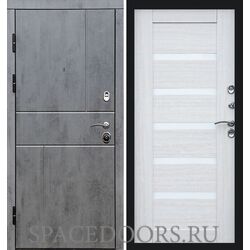 Дверь Termo-door Вертикаль бетон Царга лиственница