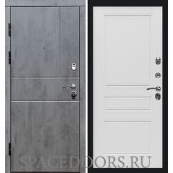 Дверь Termo-door Вертикаль бетон Классика лиственница