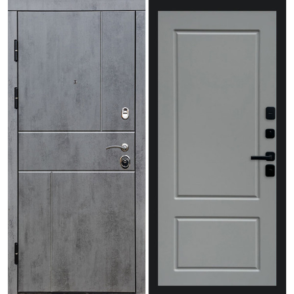 Дверь Termo-door Вертикаль бетон Марсель Grey софт