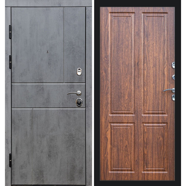 Дверь Termo-door Вертикаль бетон Орех стандарт