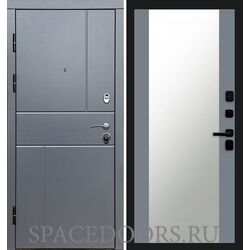 Дверь Termo-door Вертикаль Grey 27 зеркало Grey Софт