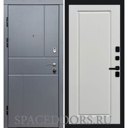 Дверь Termo-door Вертикаль Grey Гранд Белый софт