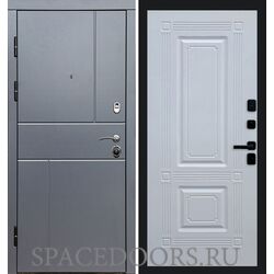 Дверь Termo-door Вертикаль Grey Мадрид Белый софт