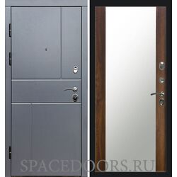 Дверь Termo-door Вертикаль Grey Зеркало дуб