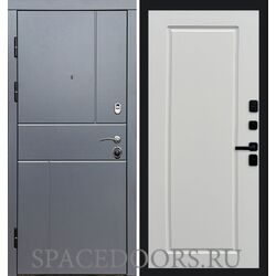 Дверь Termo-door Вертикаль Grey Гранд Слоновая кость