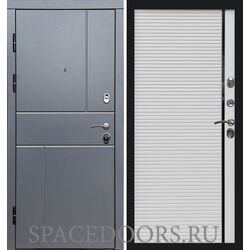 Дверь Termo-door Вертикаль Grey Porte white