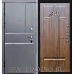 Дверь Termo-door Вертикаль Grey Арка дуб