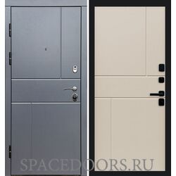 Дверь Termo-door Вертикаль Grey Горизонт Слоновая кость