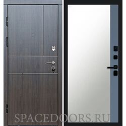 Дверь Termo-door Вертикаль венге Зеркало фацет Grey софт