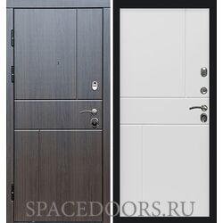 Дверь Termo-door Вертикаль венге Горизонт белый