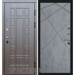 Дверь Termo-door Виргиния венге Лучи бетон темный