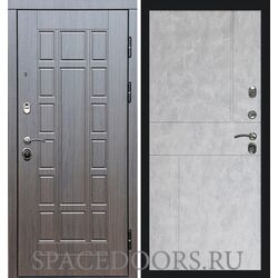 Дверь Termo-door Виргиния венге Горизонт бетон светлый