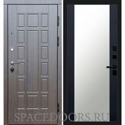 Дверь Termo-door Виргиния венге 27 зеркало Черный кварц