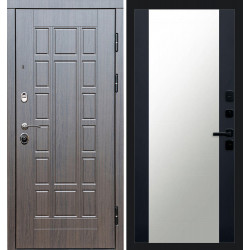 Дверь Termo-door Виргиния венге 27 зеркало Черный кварц