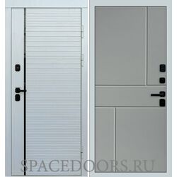 Дверь Termo-door White line Горизонт Grey софт
