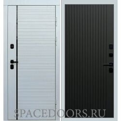 Дверь Termo-door White line Flat Черный кварц