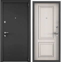 Входная дверь Torex DELTA PRO MP темно-серый букле графит, ПВХ Лиственница белая СК68