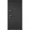 Входная дверь Torex DELTA PRO MP темно-серый букле графит, ПВХ Лиственница белая СК68