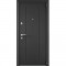 Входная дверь Torex DELTA PRO MP темно-серый букле графит RGSO, ПВХ Лиственница белая СК6-СМ