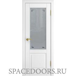 Межкомнатная дверь Ульяновские двери
Модель L-5 (стекло) С матовым стеклом, Белая эмаль