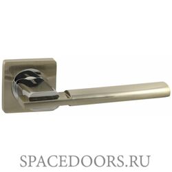 Дверная ручка Vantage V03D на квадратной розетке SN матовый никель