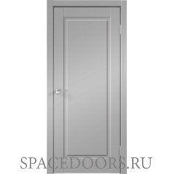 Межкомнатная дверь Velldoris экошпон VILLA глухое 4P без притвора Эмалит серый
