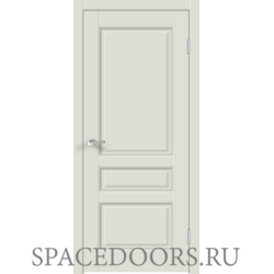 Межкомнатная дверь Velldoris экошпон VILLA глухое 3P без притвора Светло-серый эмалит